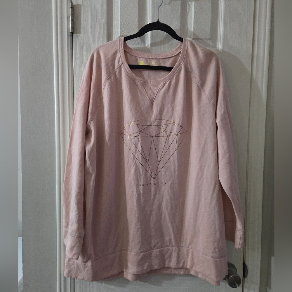 nwt 2x Xersion diamond sweatshirt